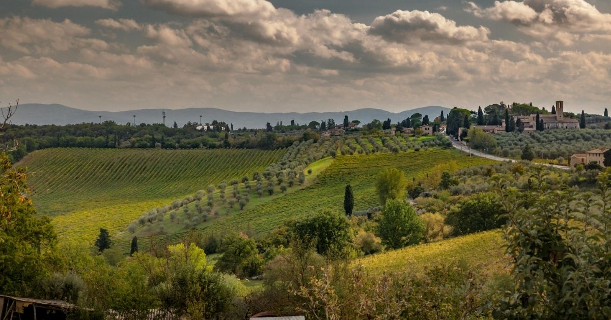 Tuscany – Rolling Hills and Vineyards Tuscany – Rolling Hills and Vineyards